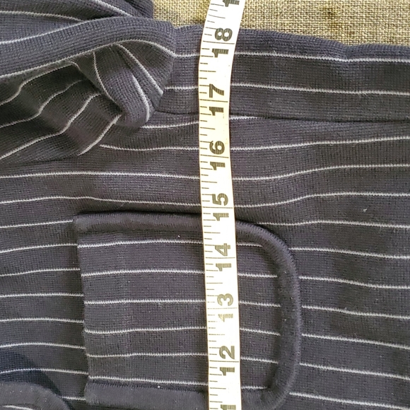 Nicole Farhi Corpcore blue pinstripe Office Siren Boardroom blazer jacket… - Picture 16 of 16